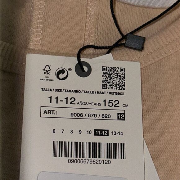 ZARA Kids | Pink | PLAIN PLUSH JUMPSUIT - Picture 5 of 6